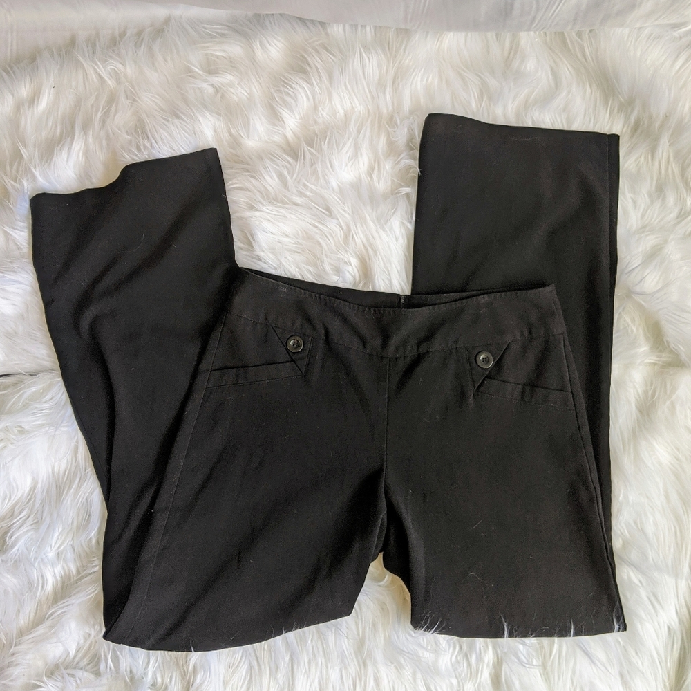 Wrapper Black Professional Pants